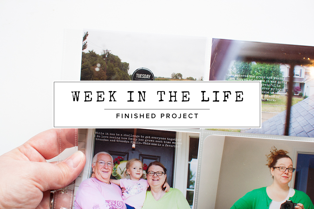 How to finish your Week in the Life project simply.