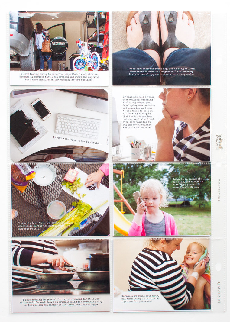 How to finish your Week in the Life project simply.