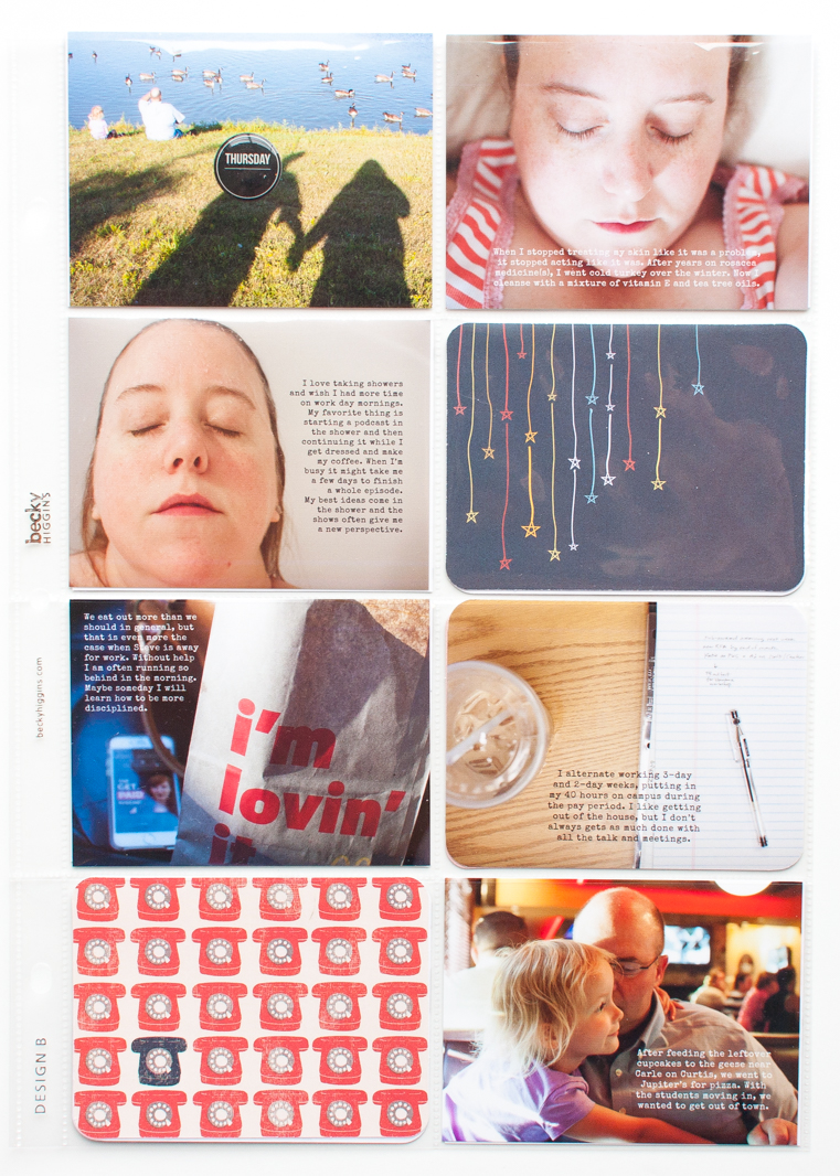 How to finish your Week in the Life project simply.