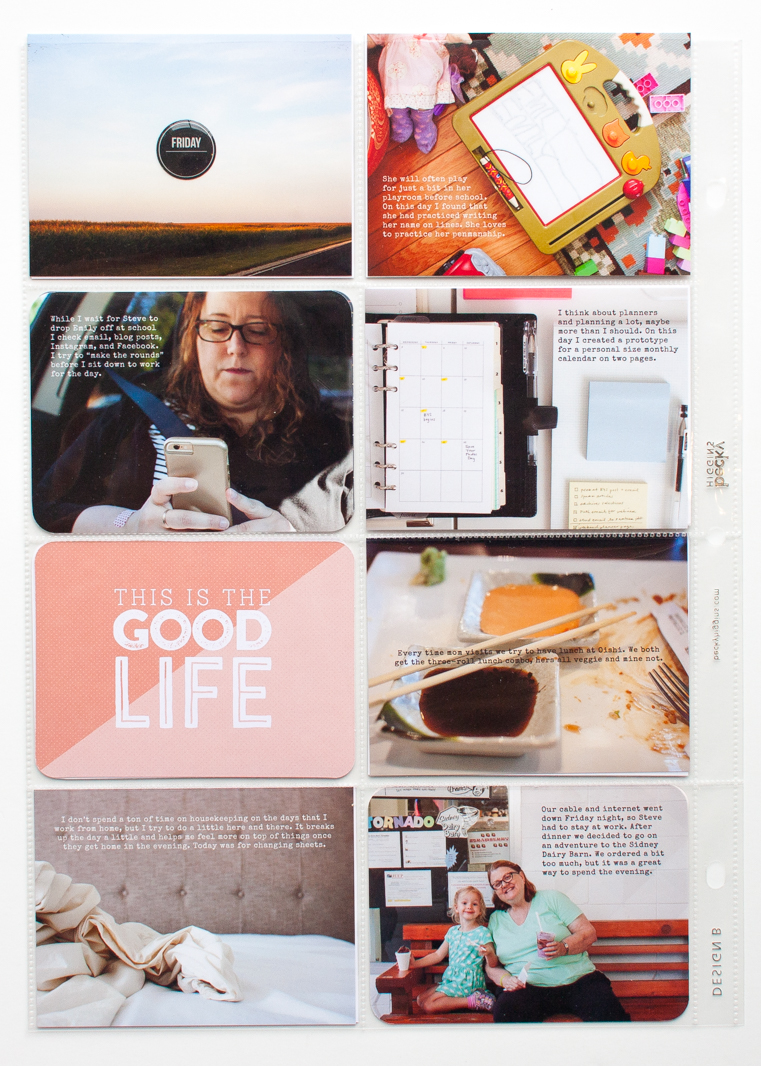 How to finish your Week in the Life project simply.