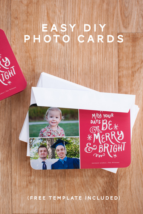 Easy DIY Photo Cards from Simple Scrapper