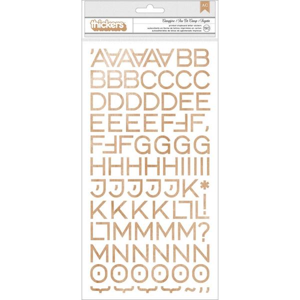 Crate Paper - Journey Collection - Thickers - Chipboard - Wood Grain