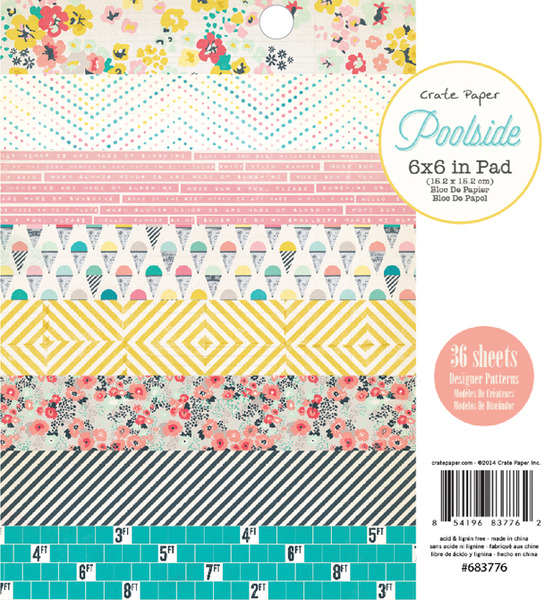 Crate Paper - Poolside Collection - 6x6 Paper Pad