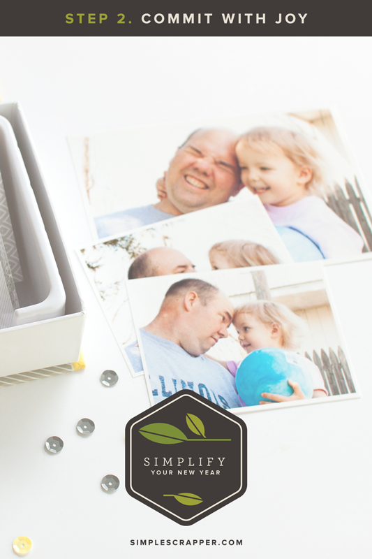 Step 2. Commit with Joy | Simplify Your New Year