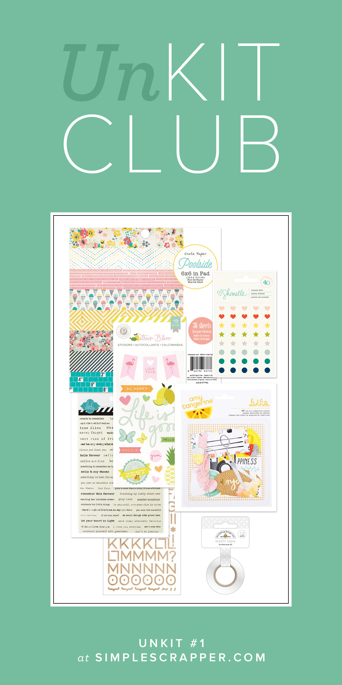 unKit #1 for the unKit Club at Simple Scrapper